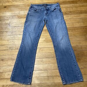 Silver Aiko Women’s Size 27/31 Boot Cut Medium Wash Stretch